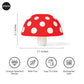 Mushroom Foldable Small Kitchen Funnel with Wide Mouth for Jars. Bottle Liquid Transfer