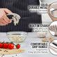  Rust Proof & Dishwasher Safe Professional Garlic Mincer