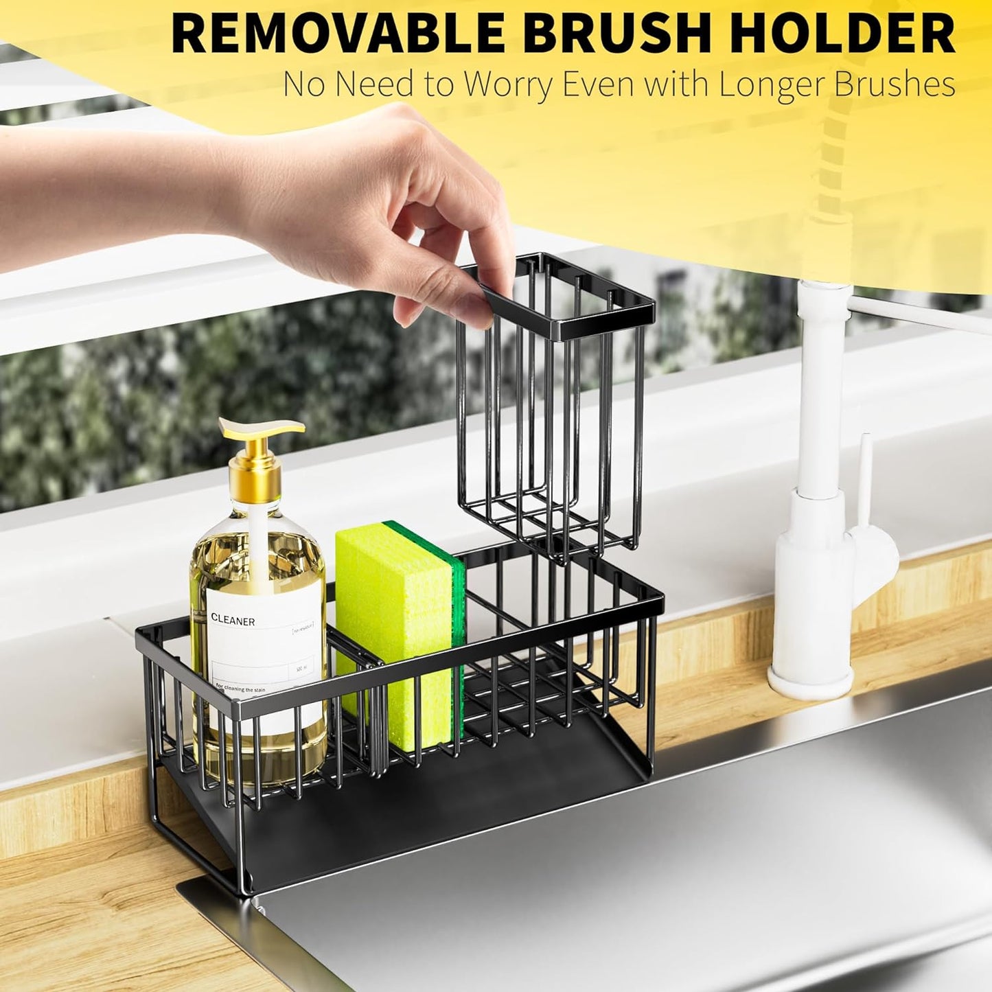   Sponge Holder for Kitchen Sink Kitchen Sink Organzier 