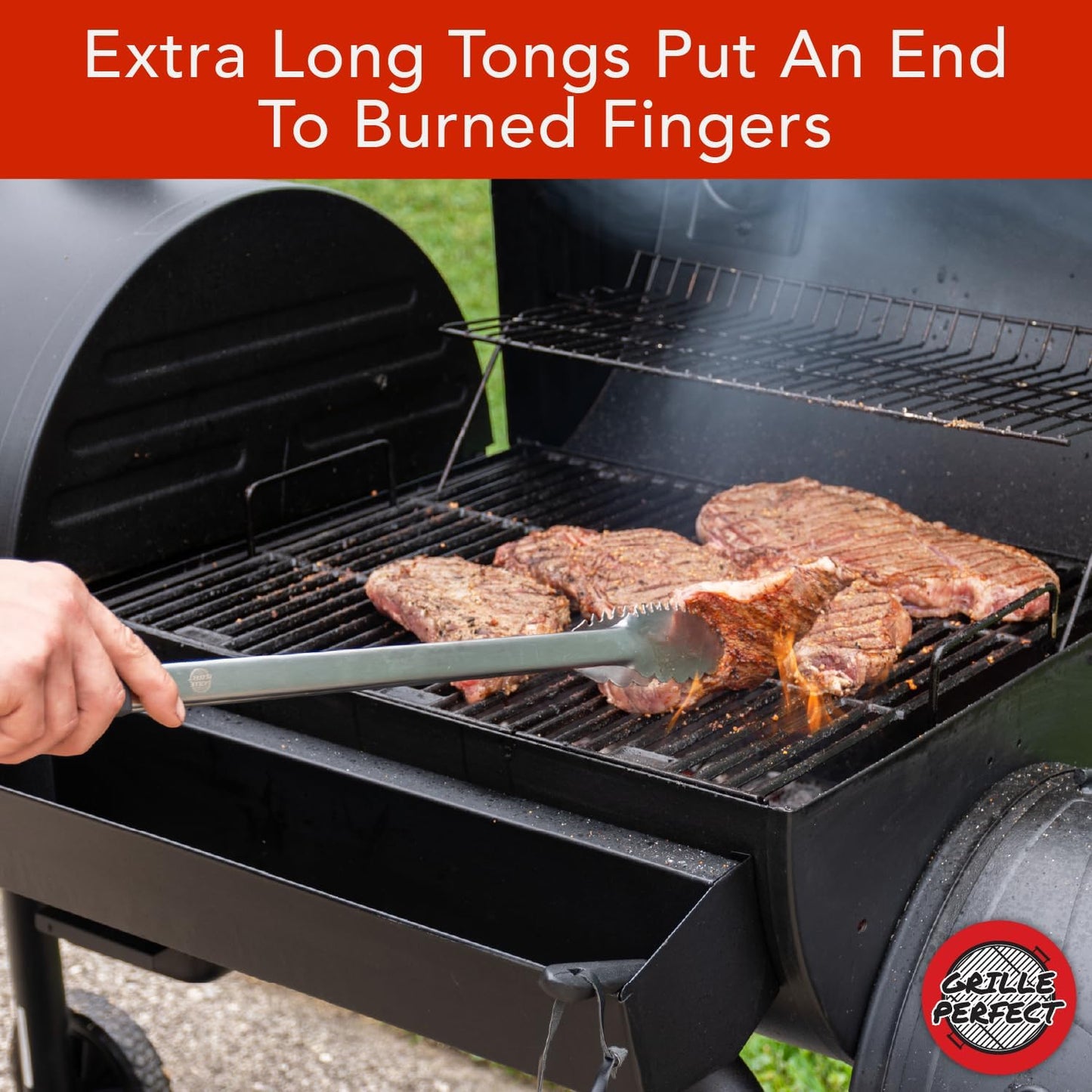  Inch Super Long Extra Heavy Duty for Grilling and Barbecue  