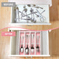 Silverware Organizer with Icons Plastic Cutlery Silverware Tray for Drawer