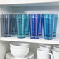 Splash Set of 1618 Ounce Plastic Stackable Water Tumblers in 4 Coastal Colors Value Set