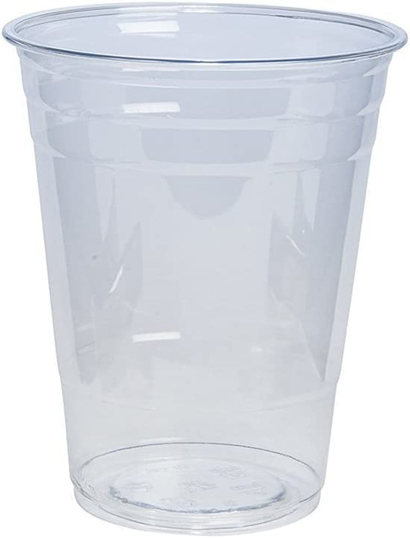 100 Pack Crystal PET Clear Plastic Cups for Party 