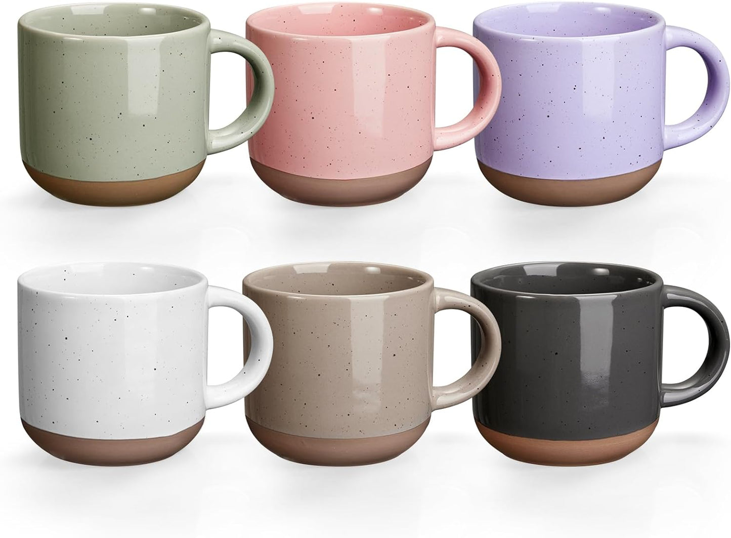 Morandi Color Ceramic Mini Espresso Cups Set of 6 5 Oz Espresso Mugs