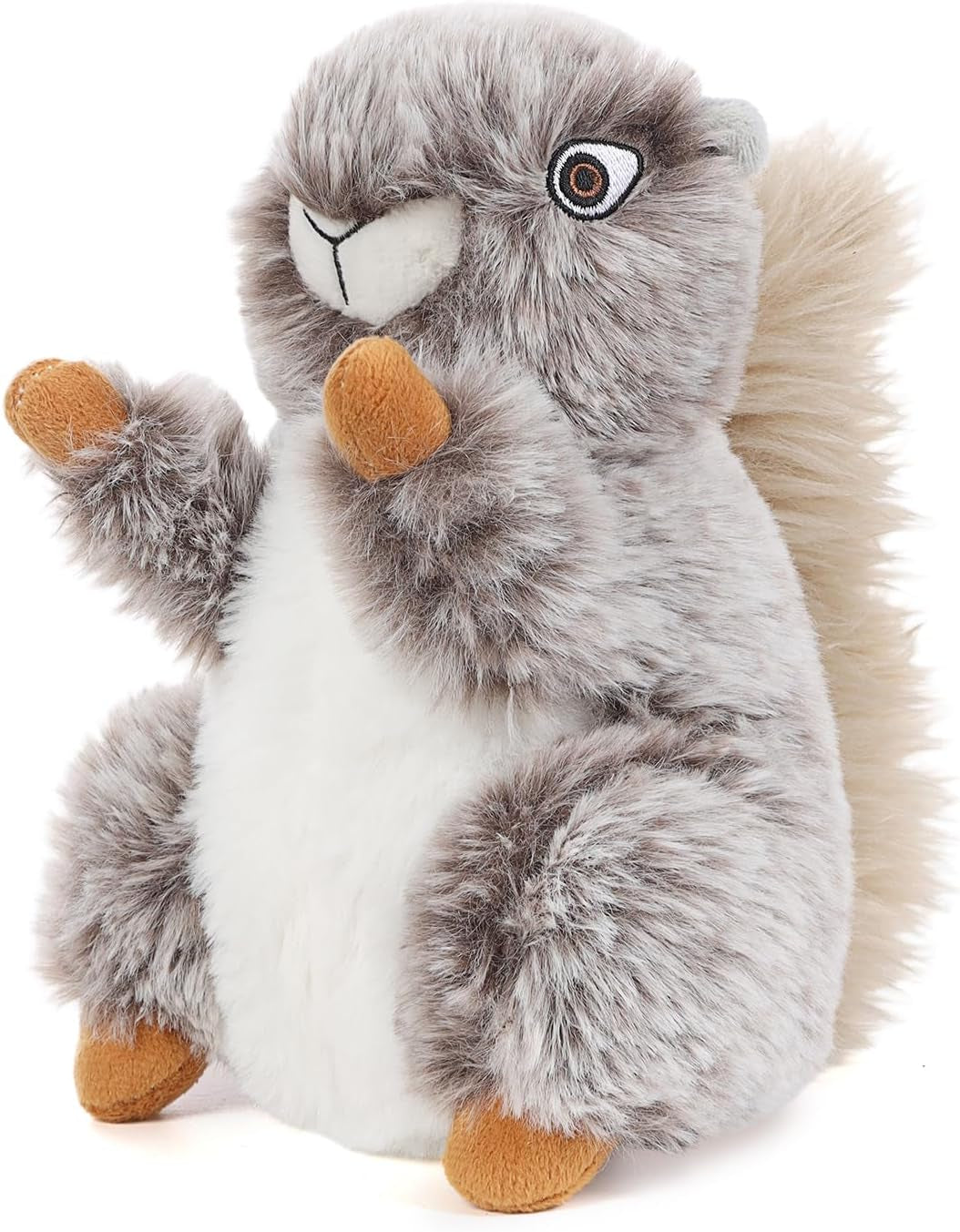  Plush Squirrel Dog Toy Stuffed Animals Chew Toy Soft 