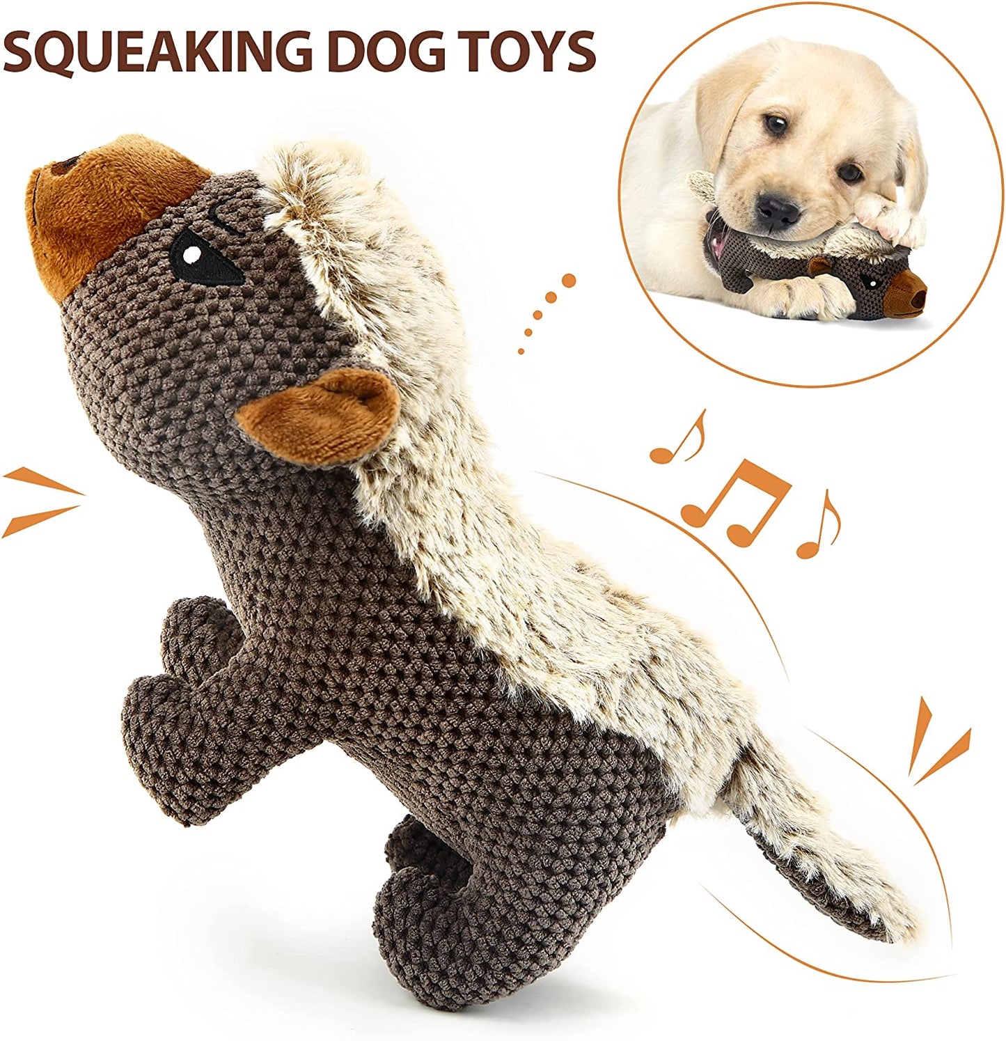 Dog Plush Toys for Aggressive Chewers Indestructible