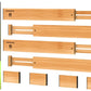 Bamboo Drawer Dividers Organizers Drawer Separators Splitter 17 22