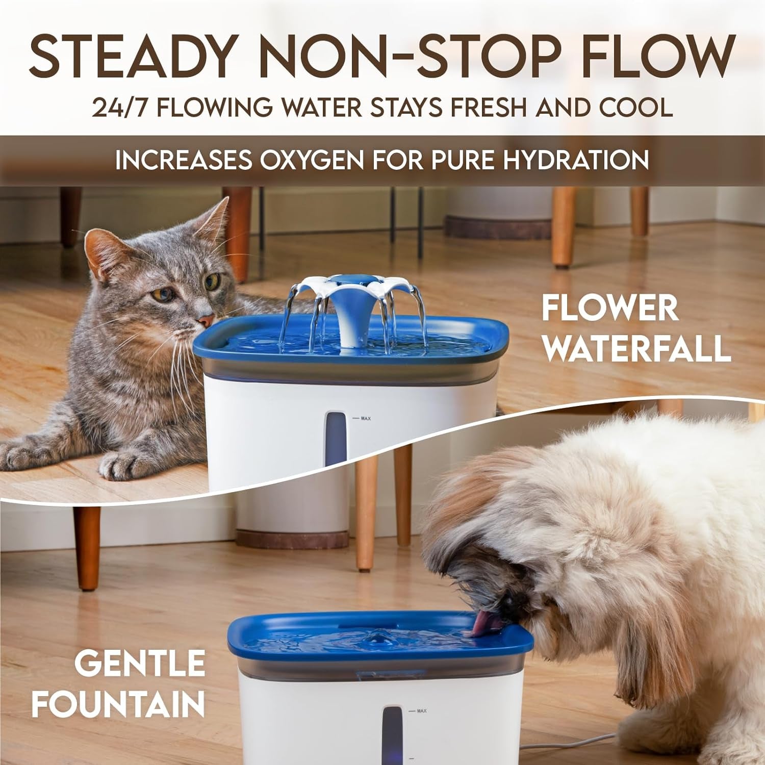 Automatic Cat Water Fountain Dog Water Dispenser 