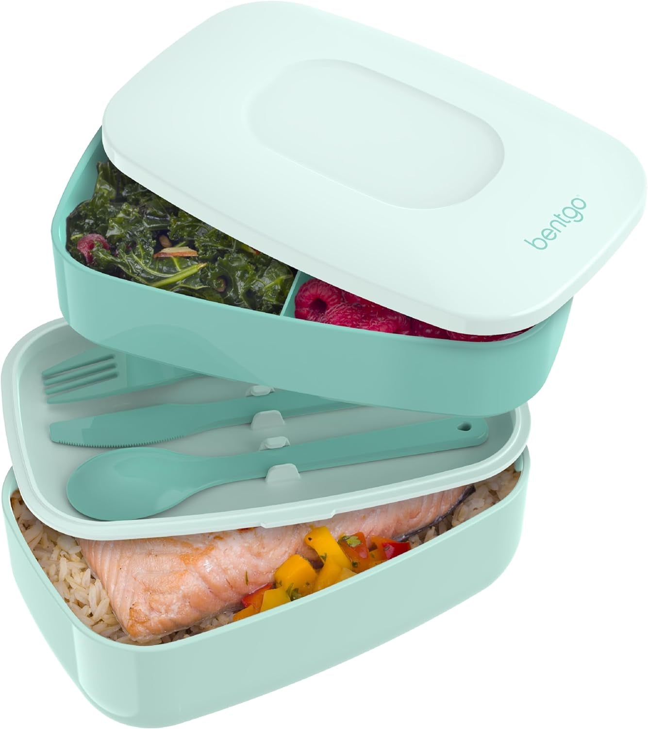  Classic  Adult Bento Box All In One Stackable Lunch Box Container