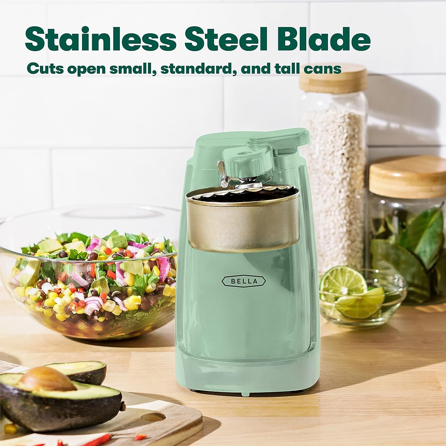 Electric Can Opener and Knife Sharpener Multifunctional Jar and Bottle Opener