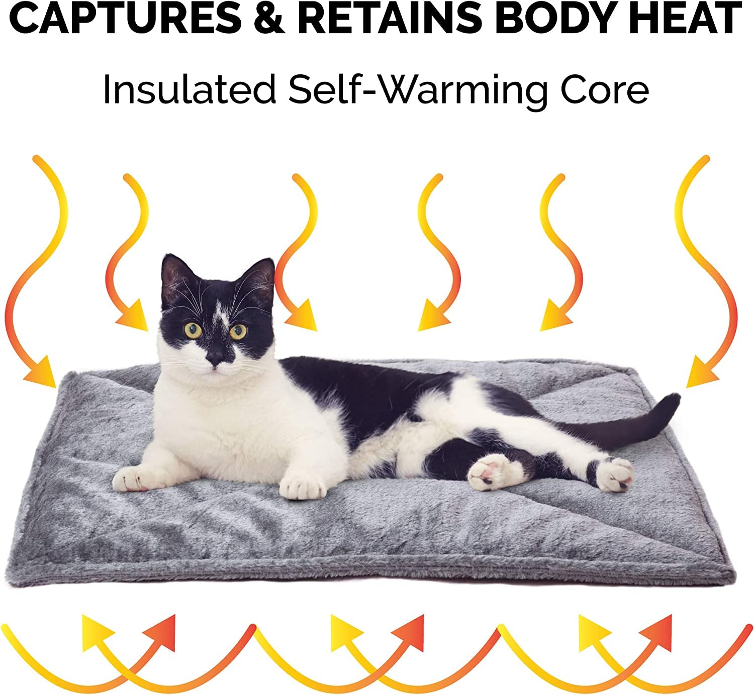 Thermanap Self Warming Cat Bed for Indoor Cats & Small Dogs