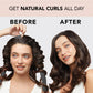 Satin Overnight Hair Curling Set  Heatless Curlers and Curling Headband 