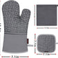 Oven Mitts and Pot Holders Set 6Pcs Kitchen Oven Glove