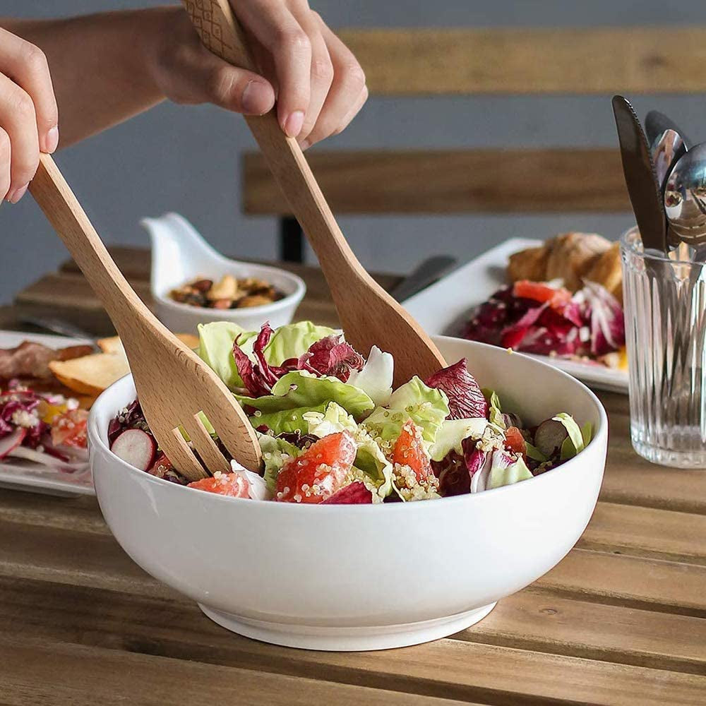 White Ceramic Fruit Bowls for Entertaining Side Dishes