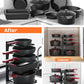 8 Tier Heavy Duty Adjustable Pan Organizer Rack 