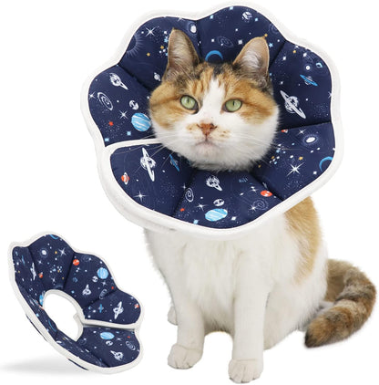 Soft Cat Cone Adjustable Cat Recovery Collar after Surgery 