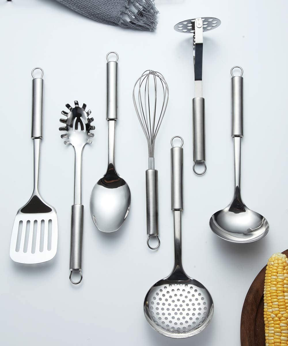 Cooking Utensil SStainless Steel Kitchen Tool Set with Stand