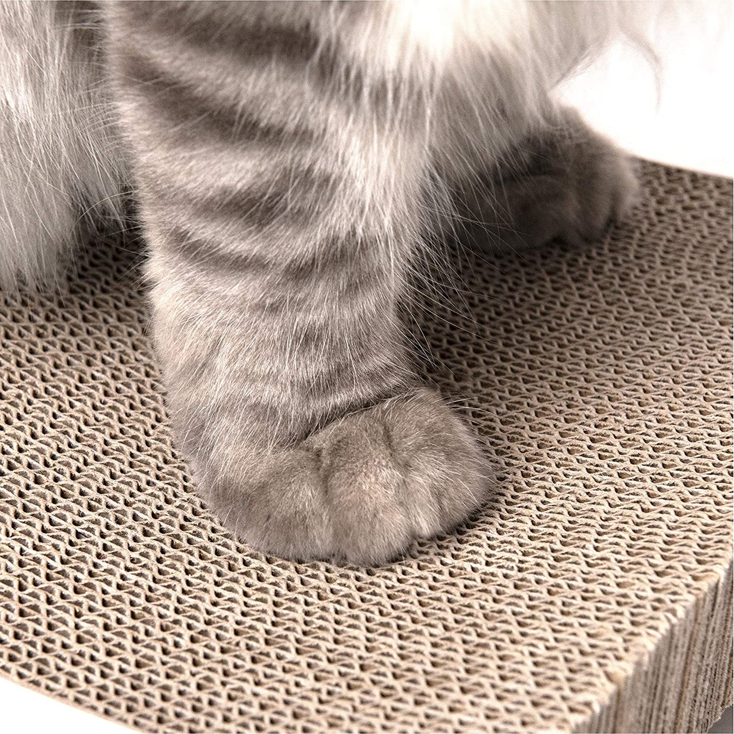  Cardboard Cat Scratch Pad with Premium Scratch 