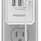 3 Outlet USB Wall Charger and Extender with 3 Way Splitter ETL Listed for Home Office Cruise Ship