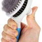 Cat Grooming Brush Self Cleaning Slicker Brushes 