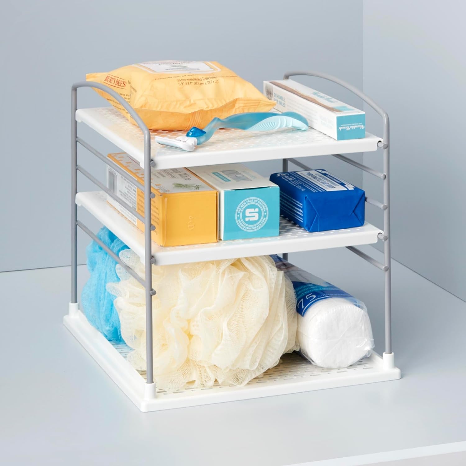 Upspace Adjustable Box Organizer for Foil Wrap and Kitchen Cabinet