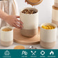 Sabine Canister Sets for Kitchen Ceramic Kitchen Canisters for Countertop 