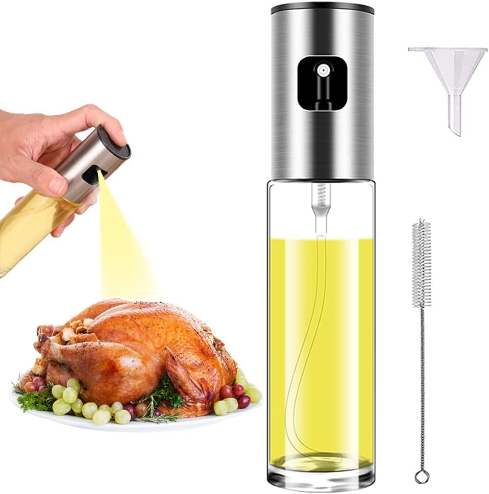 Oil Sprayer for Cooking Olive Oil Sprayer Mister for Air Fryer Vegetable Vinegar Oil