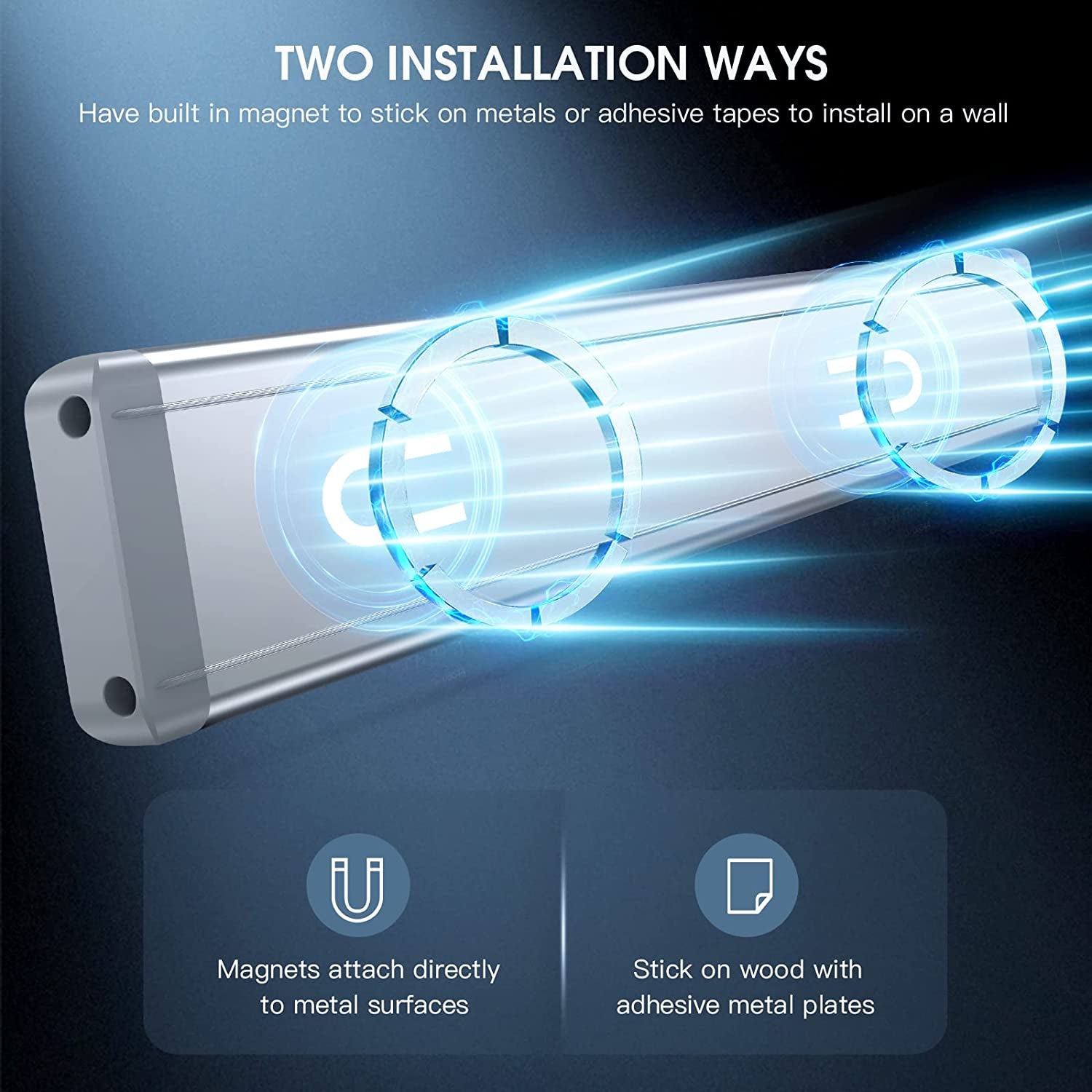  40 LED Rechargeable Battery Operated Motion Sensor