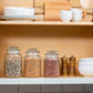 Food Storage Containers with Airtight Lids Retro Design Pantry Organization