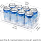  8Pcs Clear Plastic Bins for Fridge Freezer Kitchen Cabinet