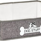 Collapsible Fabric Dog Toy Box and Storage Bin with Handle  