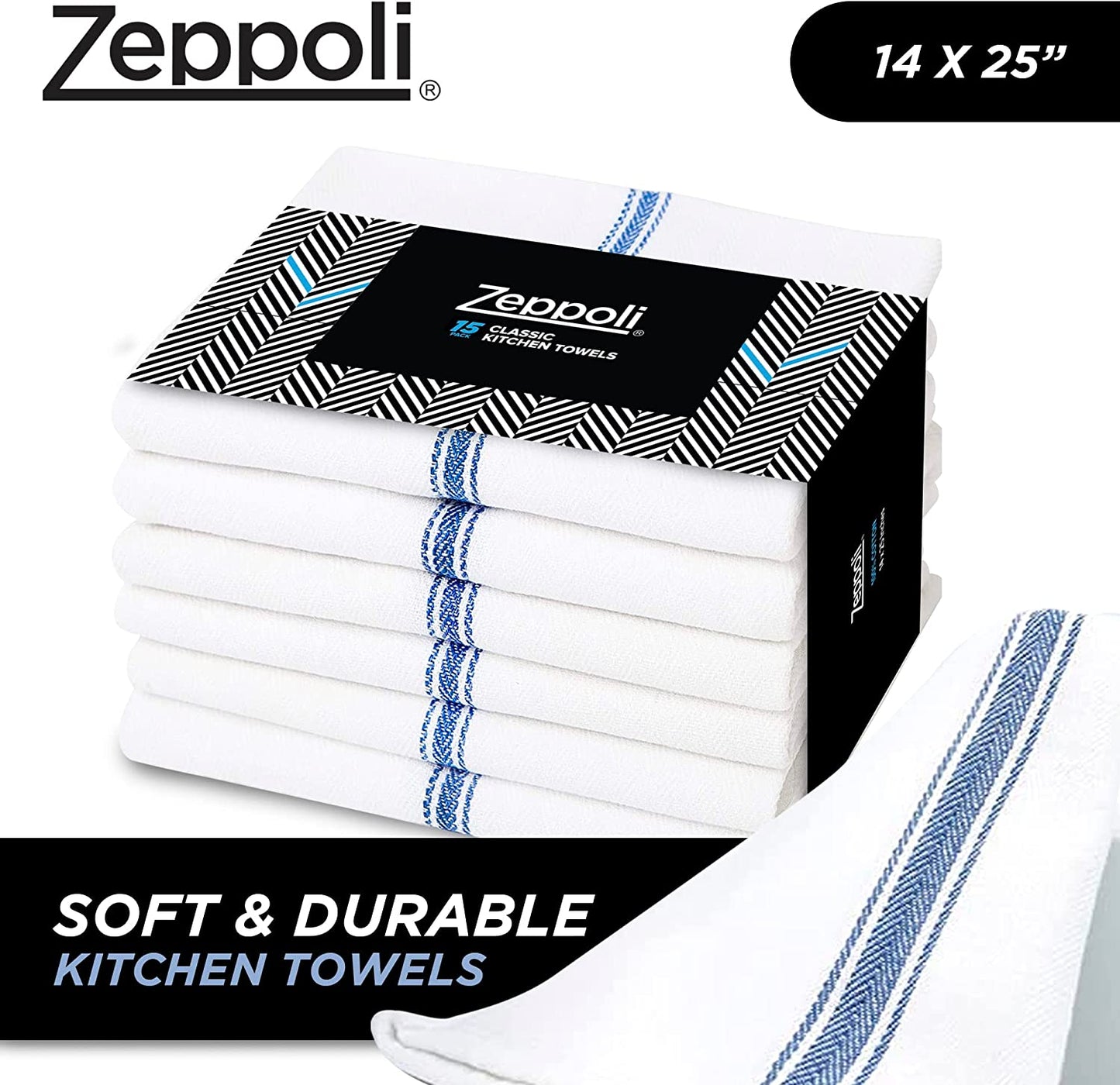   Cotton Kitchen Towels Reusable Bulk Cleaning Cloths 