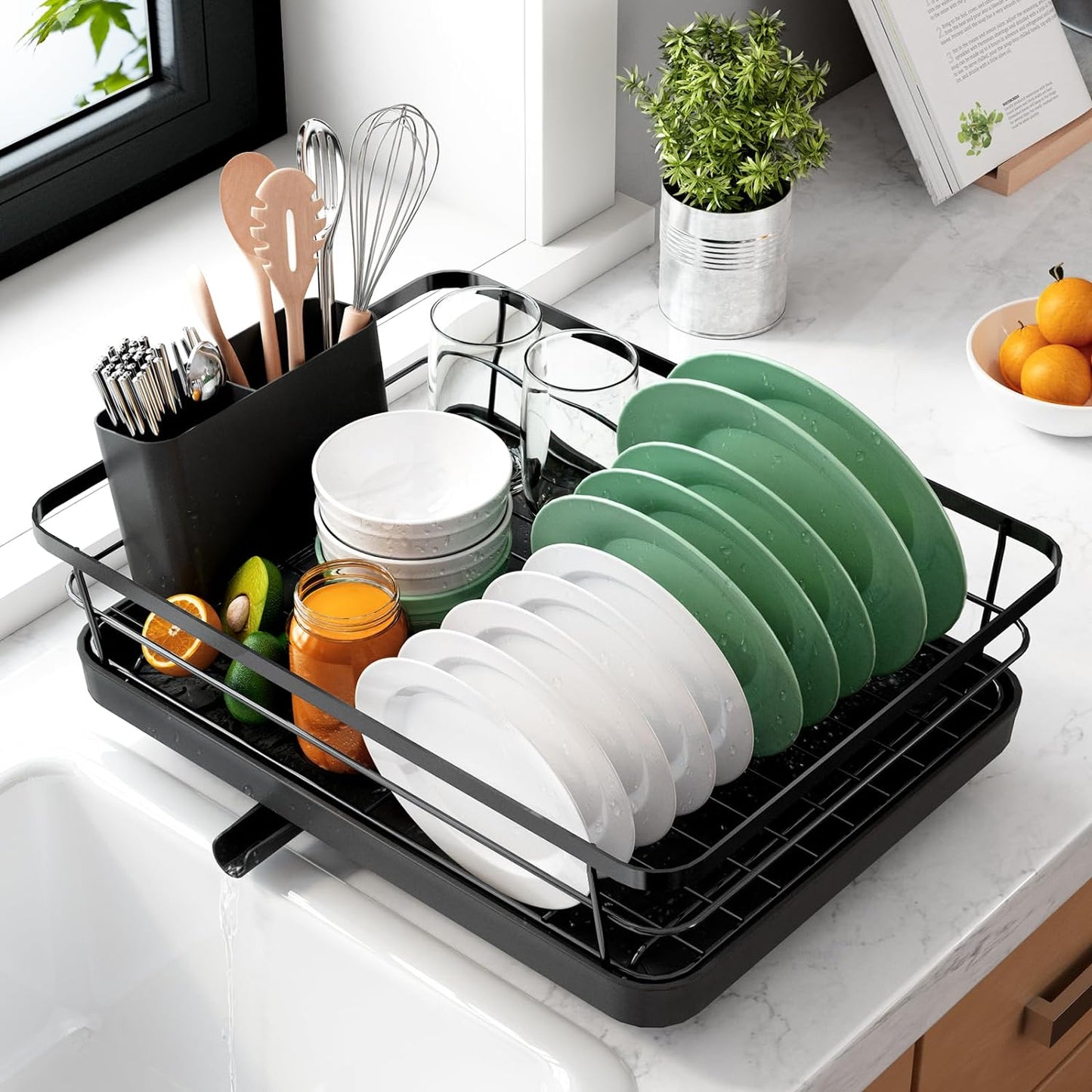 Dish Racks for Kitchen Counter Stainless Steel Kitchen 