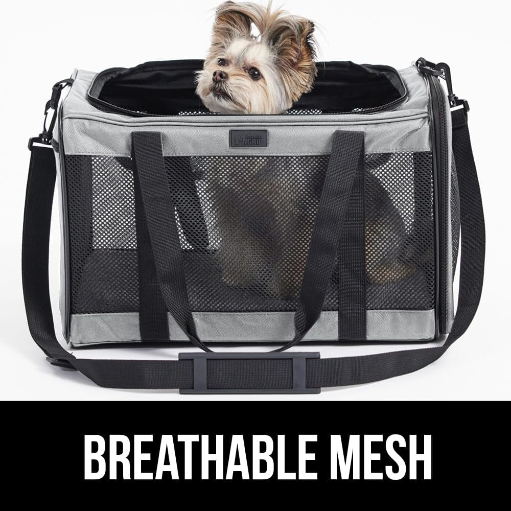  Breathable Mesh Collapsible Pet Carriers for Small Medium Cats