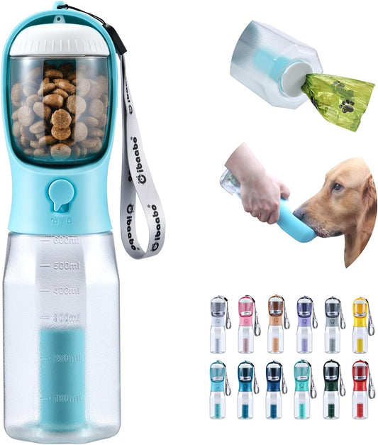  Poop Bag Holder Travel Water Bowl Portable Pet Dispenser