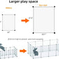 Large Transparent Pet Playpen  28 H X 20 W Dog Playpen Small Animal Playper