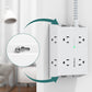 Surge Protector Power Strip 8 Widely Outlets with 4 USB Ports1 USB C Outlet