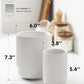 Utensil Holder 7.3"+5.4" Ceramic Kitchen Utensil Holder for Countertop