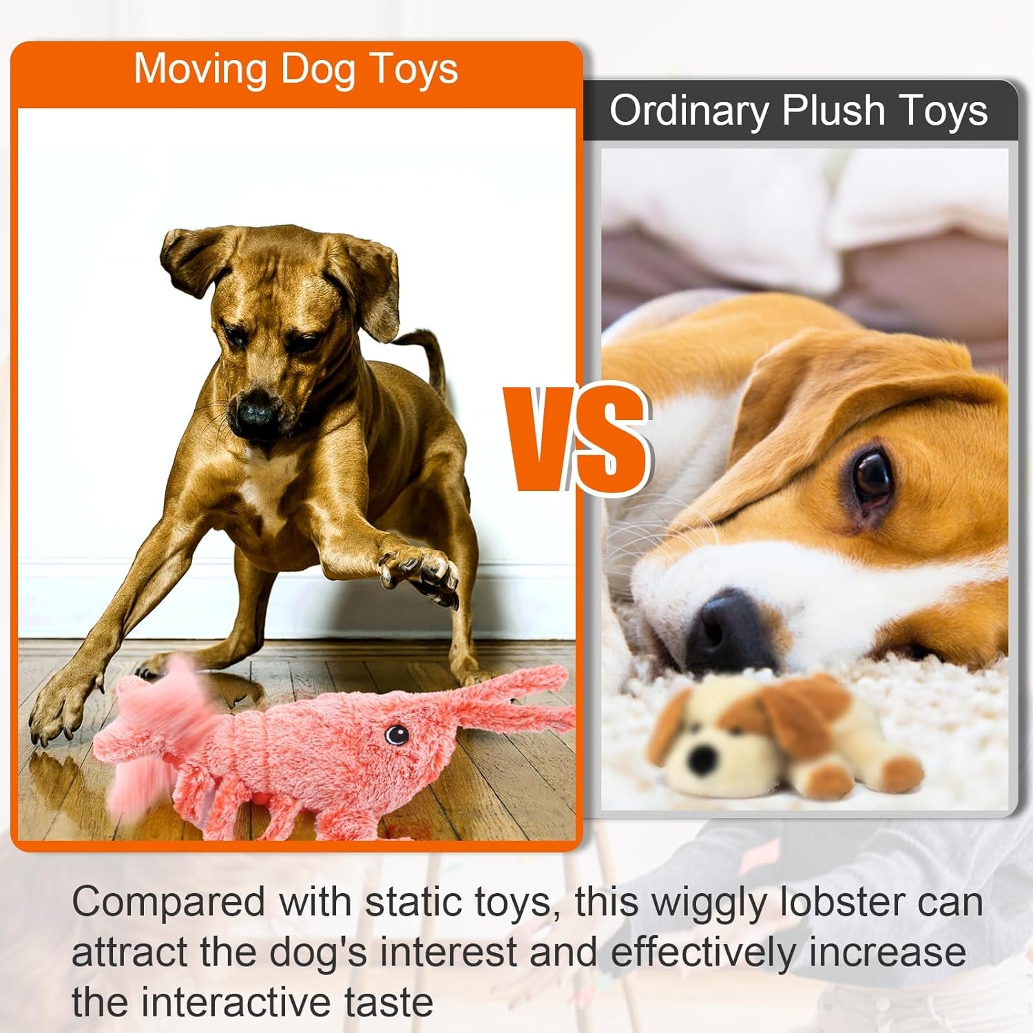 Wiggly Lobster Dog Toy to Keep Them Busy