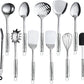 Cooking Utensil Set 11 PCS Stainless Steel Kitchen Utensil Nonstick Kitchen