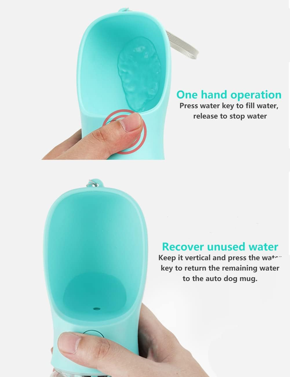 Leak Proof Portable Puppy Water Dispenser with Drinking