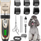 Dog Clippers Low Noise 2 Speed Quiet Dog Grooming Kit Rechargeable Cordless