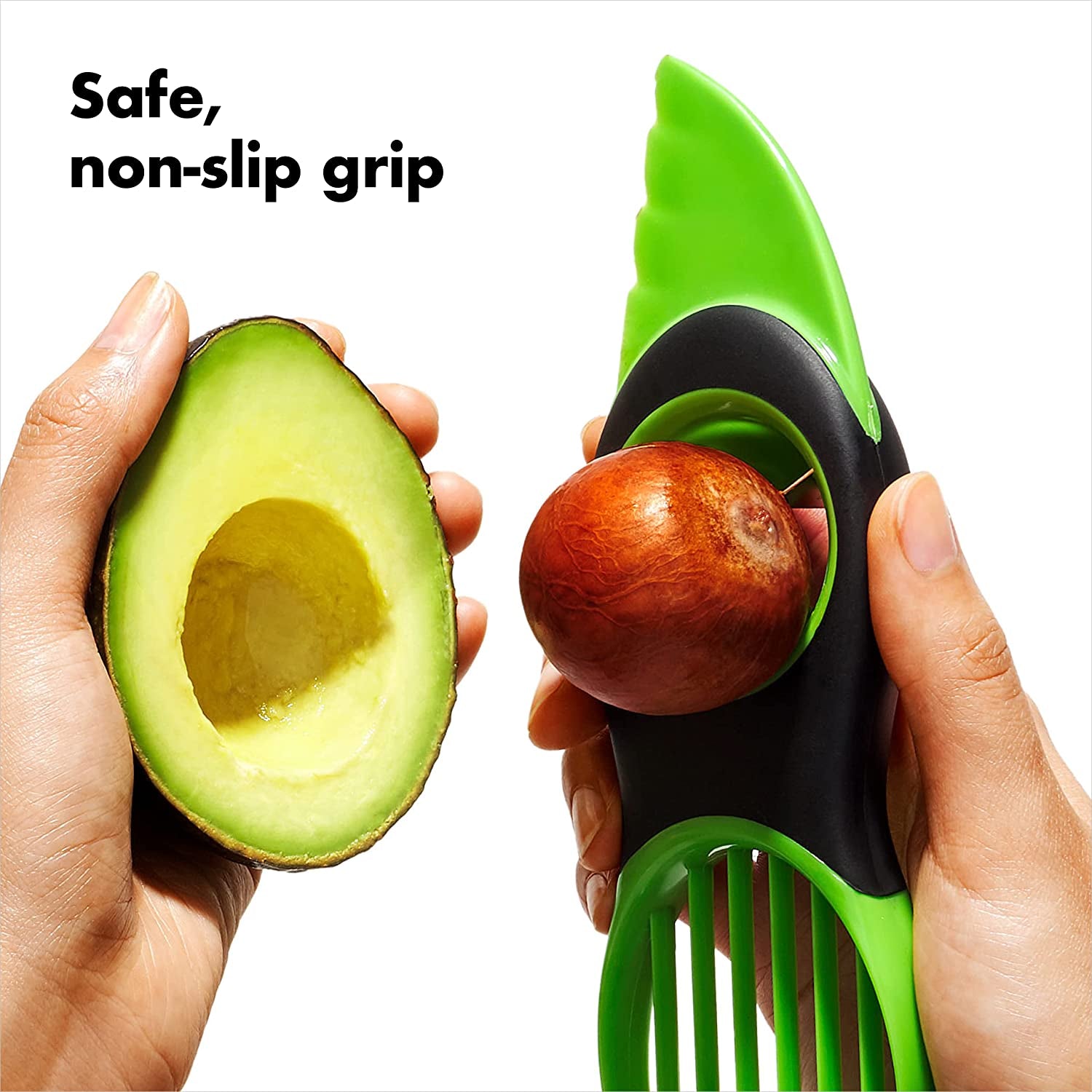 Good Grips 3 In1 Avocado Slicer Green