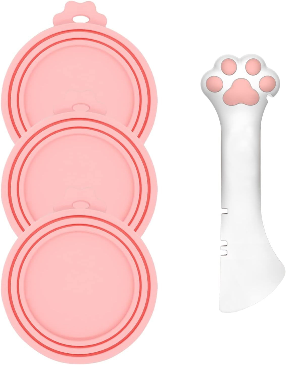   Cute Paw Shape Opener Spatula Cat Wet Food Spoon Universal BPA  