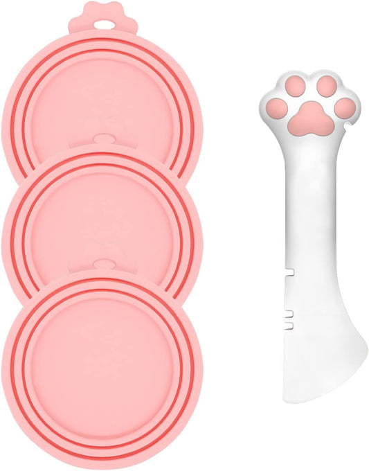   Cute Paw Shape Opener Spatula Cat Wet Food Spoon Universal BPA  