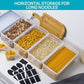  Plastic Spaghetti Container for Pasta Organizer BPA Free Air 