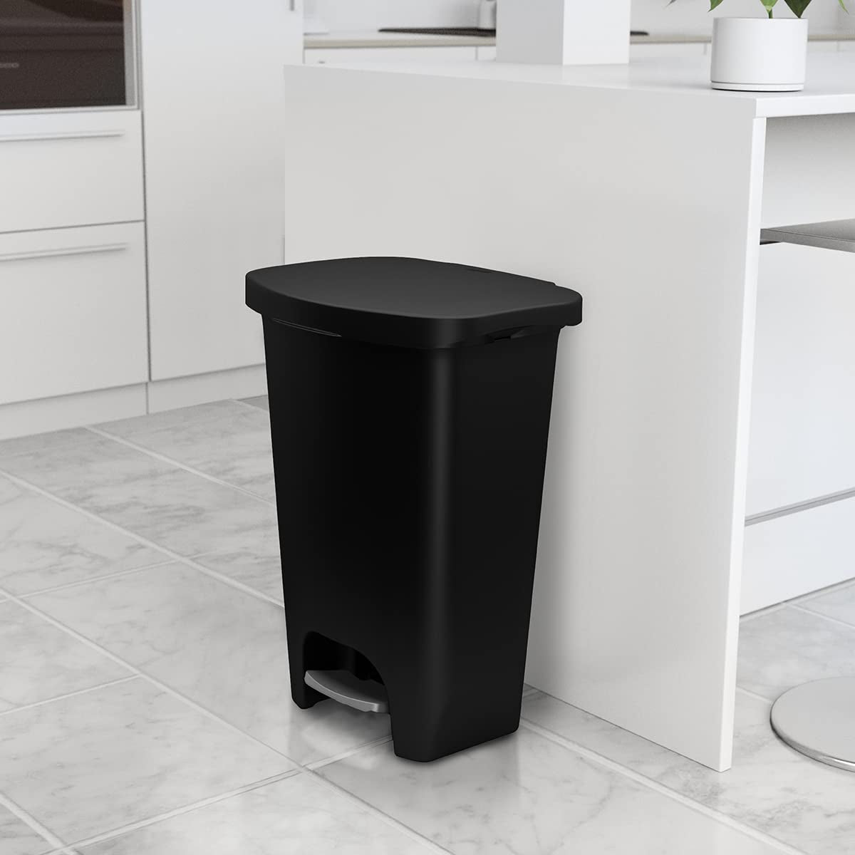 Plastic Kitchen Waste Bin with Odor Protection of Lid 