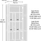 Select Storage Pantry Cabinets L: 29.69" X W: 16.34" X H: 70.10", White Finish