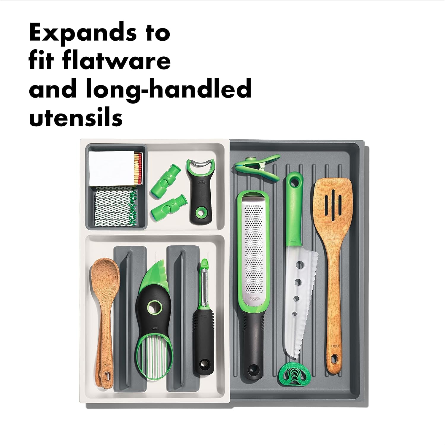  Large Expandable Kitchen Tool Organizer 