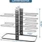 under Cabinet Adjustable 8 Tier Pot Organizers inside Cabinet